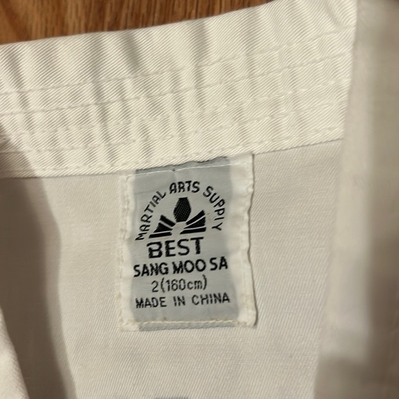 Martial Arts US Worldclass Taekwondo Gi Dobok Top Sang Moo Sa Men's Size 2 - Picture 5 of 11